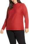 EILEEN FISHER FUNNEL NECK MERINO WOOL SWEATER,R9AFQ-W5243X