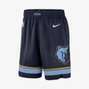 Nike Men's Navy 2019 And 20 Memphis Grizzlies Icon Edition Swingman Shorts In Blue
