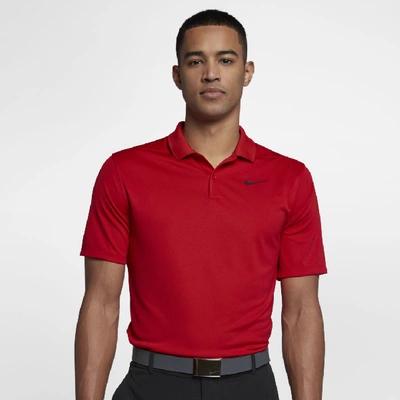 Nike Men's Victory Dri-fit Golf Polo In Red