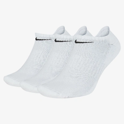 NIKE UNISEX EVERYDAY CUSHIONED TRAINING NO-SHOW SOCKS (3 PAIRS),12477117