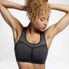 Nike Fe/nom Flyknit Women's High-support Sports Bra In Black