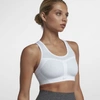 Nike Fe/nom Flyknit Women's High-support Sports Bra In White