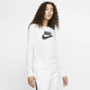 Nike Women's  Sportswear Long-sleeve T-shirt In White