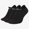 Nike Everyday Cushioned Training No-show Socks (3 Pairs) In Black