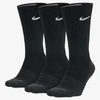 Nike Everyday Max Cushioned Training Crew Socks In Black