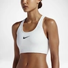 NIKE SWOOSH WOMEN'S MEDIUM-SUPPORT SPORTS BRA (WHITE) - CLEARANCE SALE