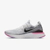 Nike Women's Epic React Flyknit 2 Running Shoes In White,hyper Pink,blue Tint,black
