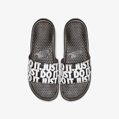Nike Benassi Jdi Men's Slide In Black/white