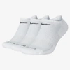 Nike Unisex Everyday Plus Cushion Training No-show Socks (3 Pairs) In White