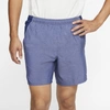 NIKE CHALLENGER MEN'S 7" LINED RUNNING SHORTS (BLUE VOID) - CLEARANCE SALE