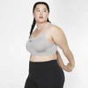 Nike Bold Women's High-support Sports Bra (plus Size) In Atmosphere Grey