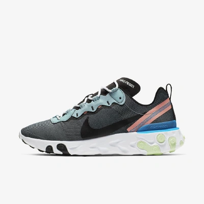 Nike React Element 55 Men's Shoe In 300 Ocube/black