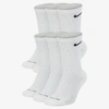 Nike Dry 6-pack Everyday Plus Cushion Crew Training Socks In White