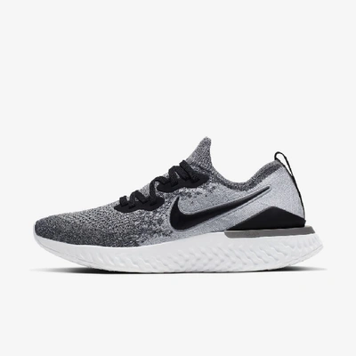 Nike Epic React Flyknit 2 Women's Running Shoes In White,pure Platinum,black