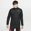 Nike Stride Dri-fit Uv Hooded Running Jacket In Black