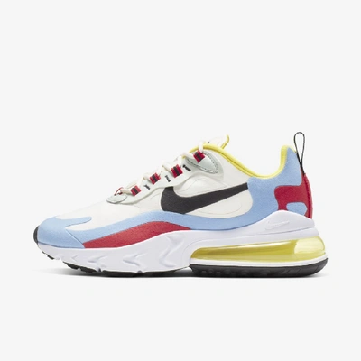 Nike Air Max 270 React (bauhaus) Women's Shoe (phantom) - Clearance Sale In Phantom,light Blue,university Red,black