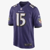 Nike Nfl Baltimore Ravens (marquise Brown) Men's Game Football Jersey In Purple