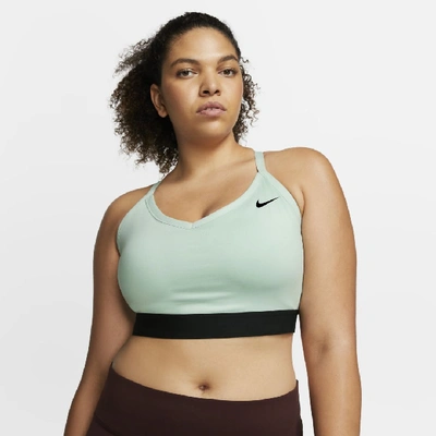 Nike Indy Women's Light-support Sports Bra (plus Size) In Green