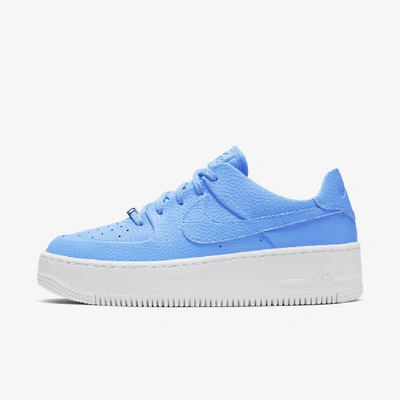 Nike Air Force 1 Sage Low Women's Shoe (university Blue) - Clearance Sale In University Blue,university Blue,university Blue