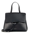 MANSUR GAVRIEL LADY LEATHER SHOULDER BAG,P00173974