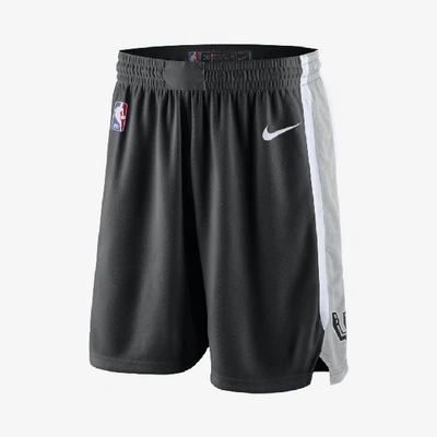 Nike San Antonio Spurs Icon Edition Swingman Men's  Nba Shorts In Black