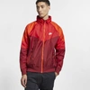 Nike Sportswear Windrunner Hooded Jacket In Team Red