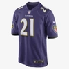 Nike Nfl Baltimore Ravens (mark Ingram Jr.) Men's Game Football Jersey In New Orchid/black