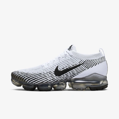 Nike Air Vapormax Flyknit 3 Men's Shoe (white) - Clearance Sale In White,white,metallic Silver,black
