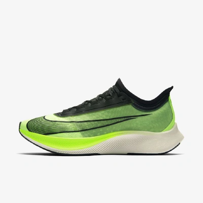 Nike Zoom Fly 3 Men's Running Shoe In Electric Green/vapor Green/phantom/black