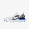 Nike Epic React Flyknit 2 Men's Running Shoe (white) - Clearance Sale In White,black,racer Blue,white
