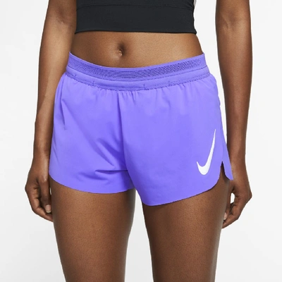 Nike Aeroswift Women's Running Shorts In Psychic Purple