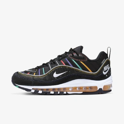 Nike Air Max 98 Premium Women's Shoe In Black