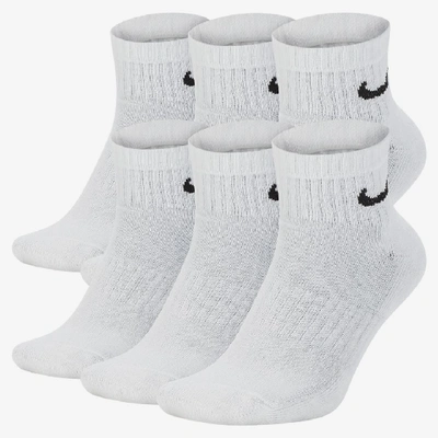 Nike Men's Everyday Cushioned Training Ankle Socks (6 Pairs) In Gray