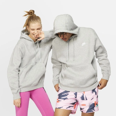Nike Men's  Sportswear Club Fleece Pullover Hoodie In Gray