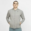 Nike Dri-fit Men's Full-zip Yoga Training Hoodie In Green