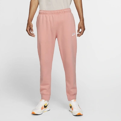 Nike Sportswear Club Fleece Men's Joggers In Pink Quartz