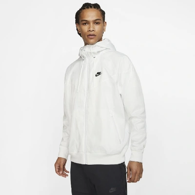 Nike Sportswear Windrunner Men's Hooded Windbreaker In Summit White