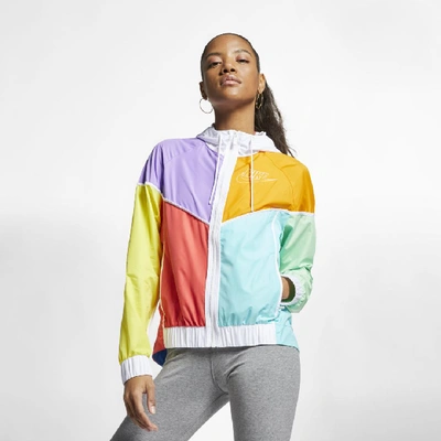 Nike Sportswear Windrunner Women's Jacket In Dynamic Yellow/atomic Violet/kumquat