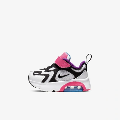 Nike Air Max 200 Infant/toddler Shoe (white) - Clearance Sale In White,hyper Pink,photo Blue,black