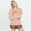 Nike Sportswear Essential T-shirt In Pink Quartz