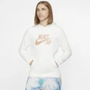 Nike Sb Icon Pullover Skate Hoodie In Summit White