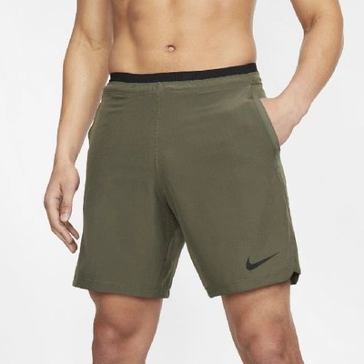 Nike Pro Flex Rep Men's Shorts In Cargo Khaki/cargo Khaki