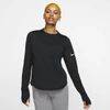 Nike Sphere Element Women's Long-sleeve Running Top In Black