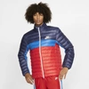 Nike Sportswear Synthetic-fill Puffer Jacket In Blue/red