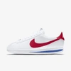 Nike Men's Low Shoe Cortez White/varsity Red/varsity Blue In White,varsity Royal,varsity Red