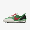Nike Daybreak Sneakers In Lucky Green Red In Green