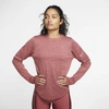 Nike Sphere Element Women's Long-sleeve Running Top In Red