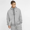 Jordan Wings Men's Heavy Fleece Hoodie In Carbon Heather/black