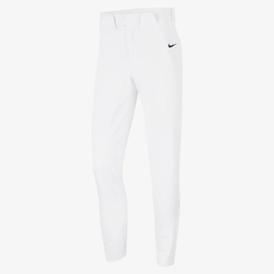 Nike Men's Vapor Select Baseball Pants In White/black