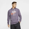 Nike Sportswear Heritage Men's Graphic Pullover Hoodie In Grand Purple